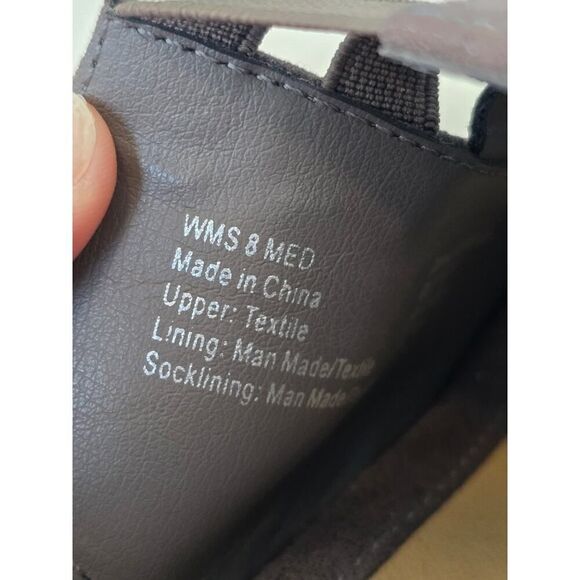 Croft & Barrow Shay Heels 8M Taupe Slingback Caged Peep Toe Ortholite Shoes - Picture 7 of 7